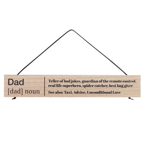 Dad Definition Slim Hanging Sign