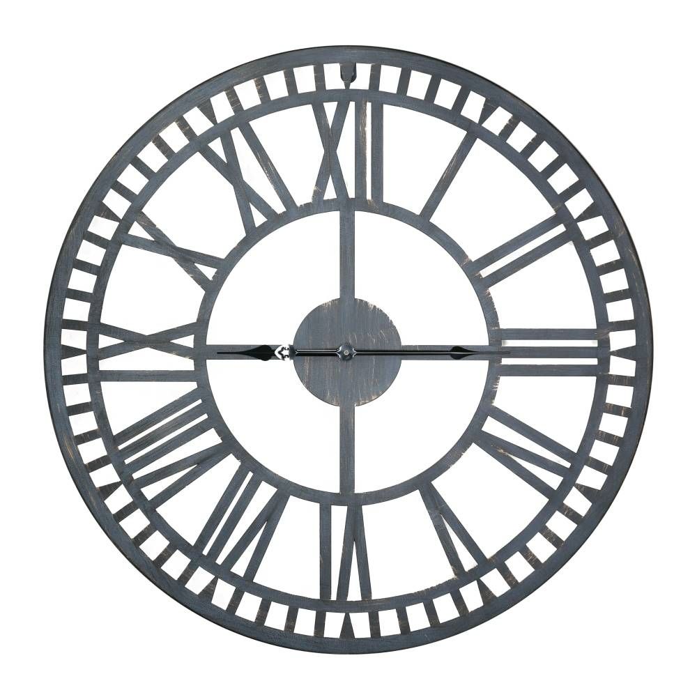 Roman Numeral Garden Wall Clock