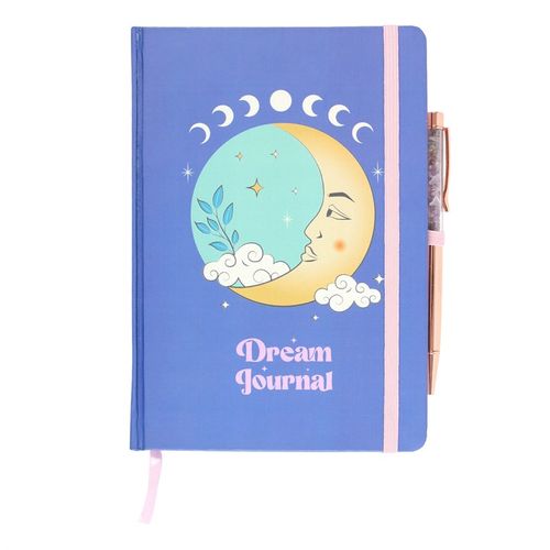 The Moon Dream A5 Journal with Amethyst Pen