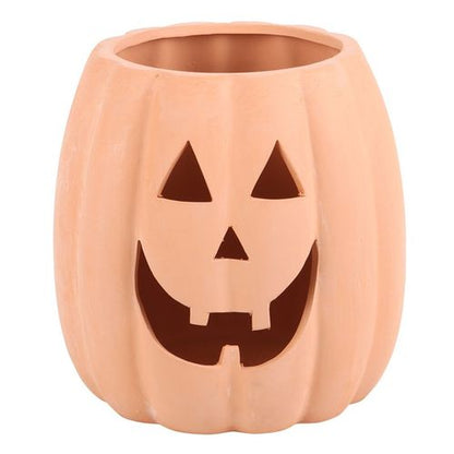 Terracotta Cut Out Pumpkin Decoration