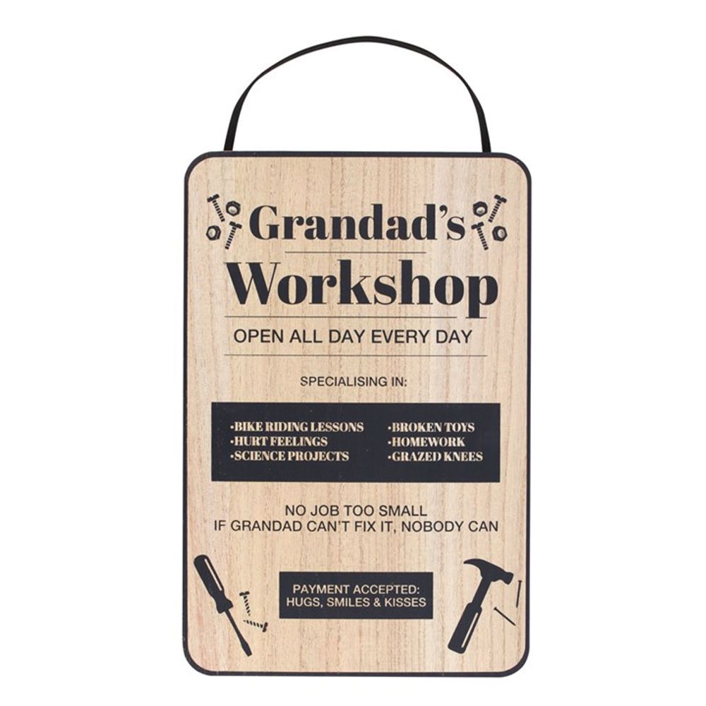 Grandad's Workshop Hanging Sign