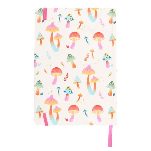 Funky Fungi Mushroom Print A5 Notebook