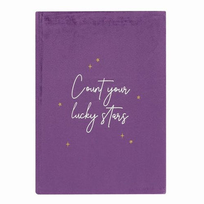 Star Sign Constellation Velvet Notebook