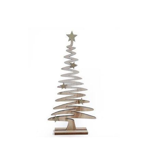 Wooden Tree Standing Decoration