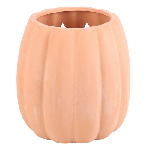 Terracotta Cut Out Pumpkin Decoration