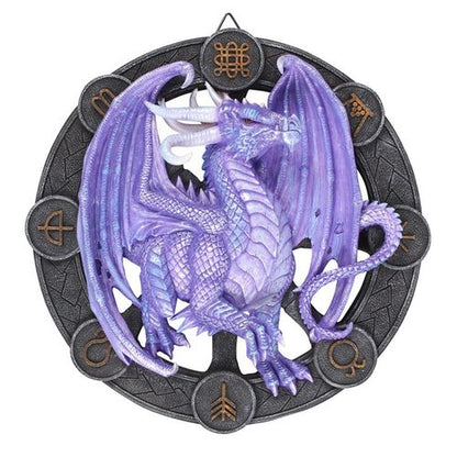 Samhain Dragon Resin Wall Plaque by Anne Stokes