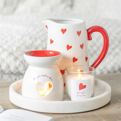 All You Need is Love Heart Oil Burner