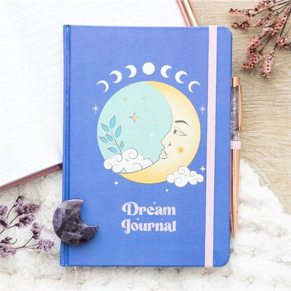 The Moon Dream A5 Journal with Amethyst Pen