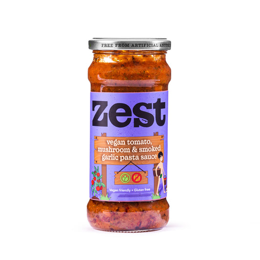 Zest Tomato, Mushroom & Smoked Garlic Pasta Sauce (340g)