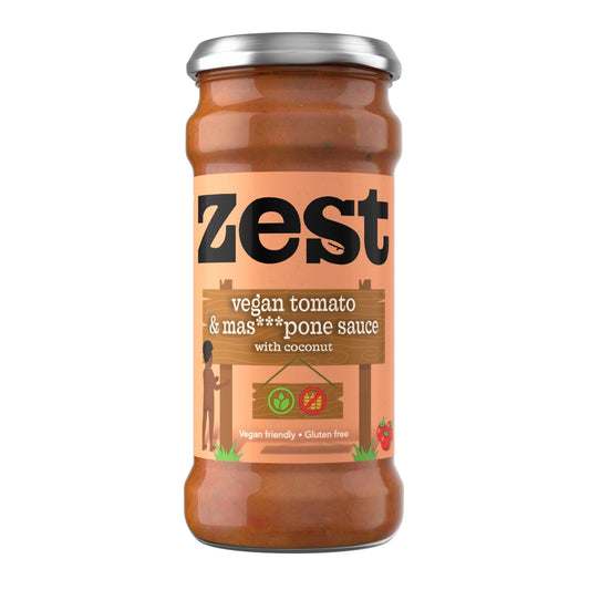 Zest Vegan Tomato & Mas***pone Sauce (340g)