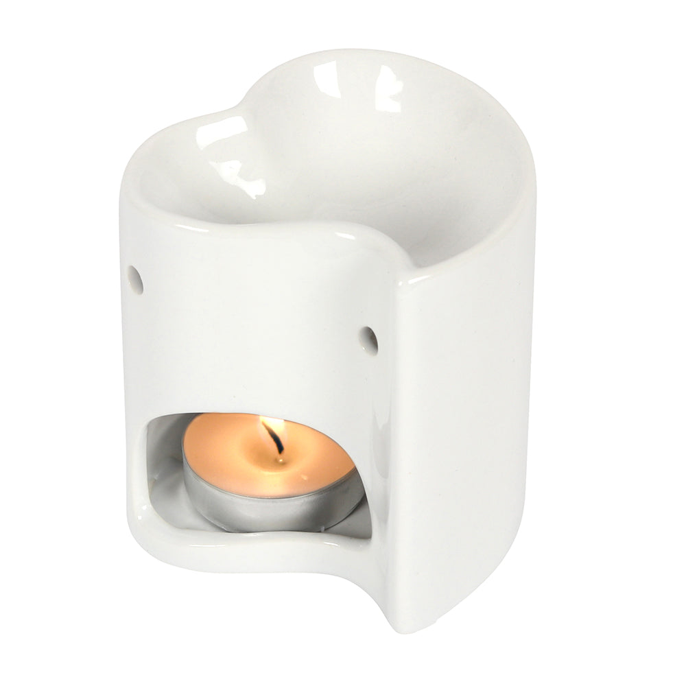 White Heart Oil Burner