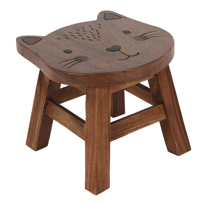 Wooden Cat Stool