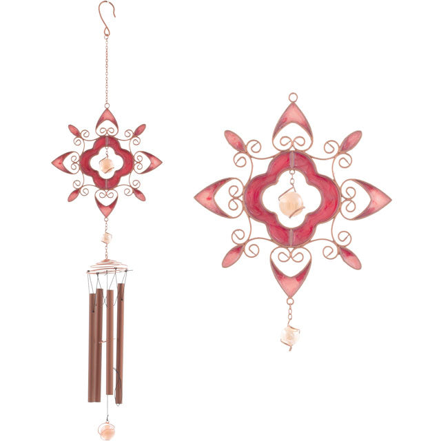 Red Abstract Windchime